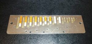 Les anches d'harmonica chromatique